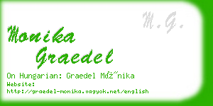 monika graedel business card
